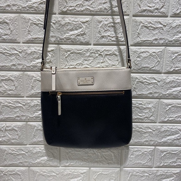 KATE SPADE TWO TONE LEATHER CROSSBODY BAG - Picture 2 of 5